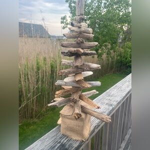 Authentic Maine driftwood tree